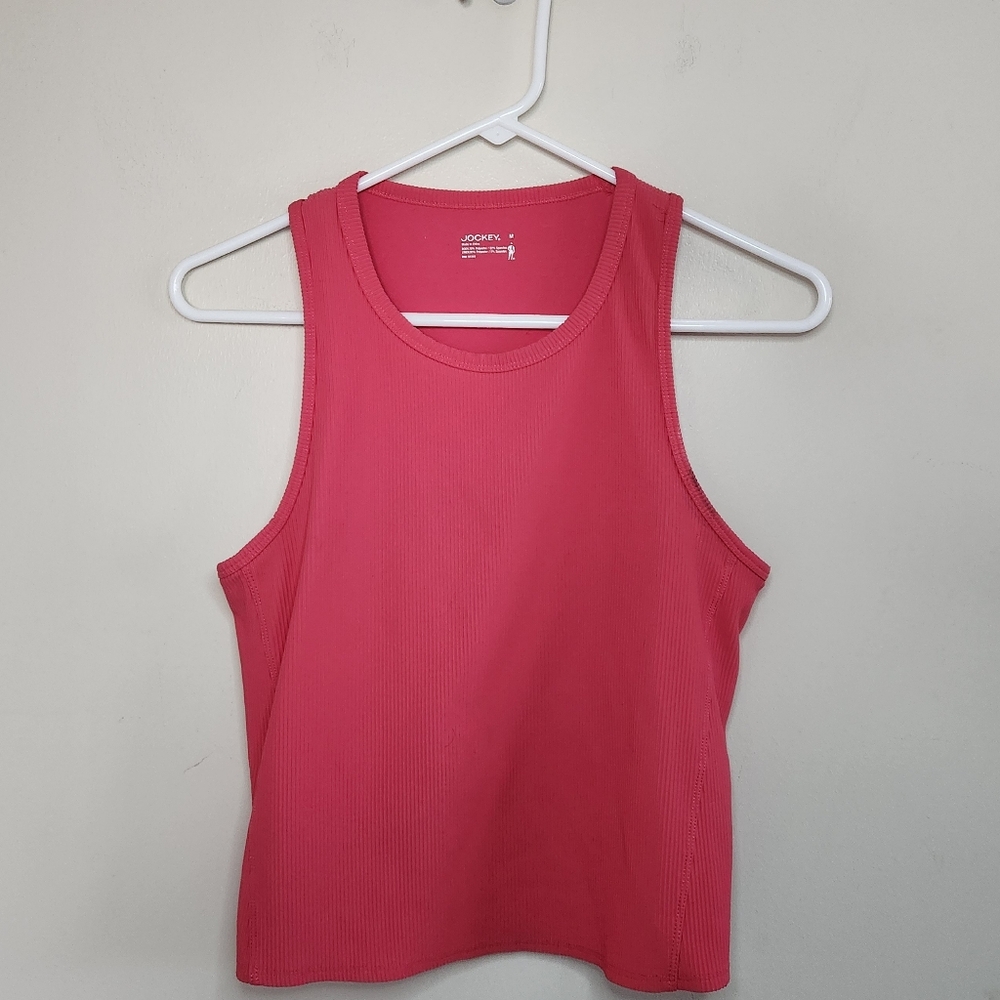 Women's Jockey Ribbed Bra Top Sz Mediun